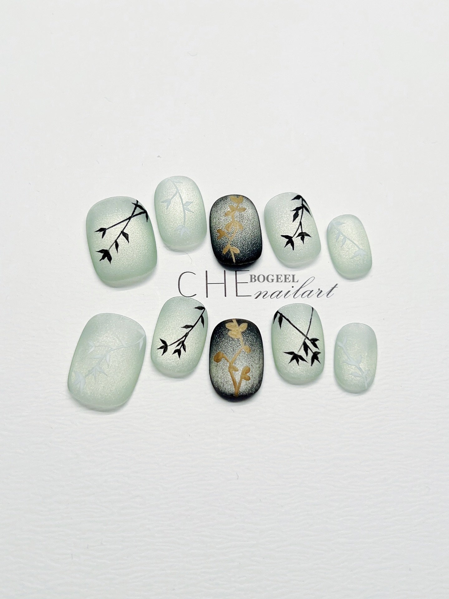 Summer Short Square Fake Nails – Round Edge Nail Tip