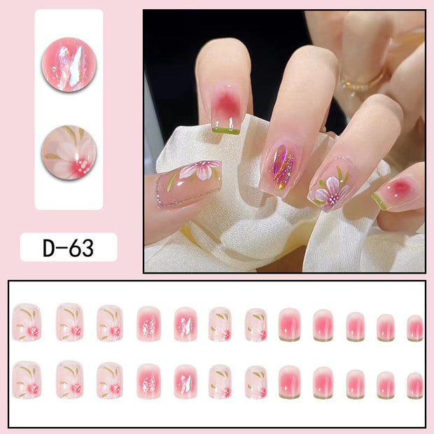 DIY Camellia Nail Decor - Glue or Jelly Glue Application