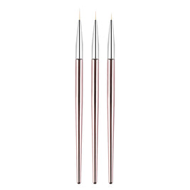 Luxury Nail Art Pens - 3-Piece Rose Gold Drawing Pen Set