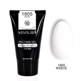 Professional Nail Gel Polish Kit - 100 Tips + Builder Gel Included