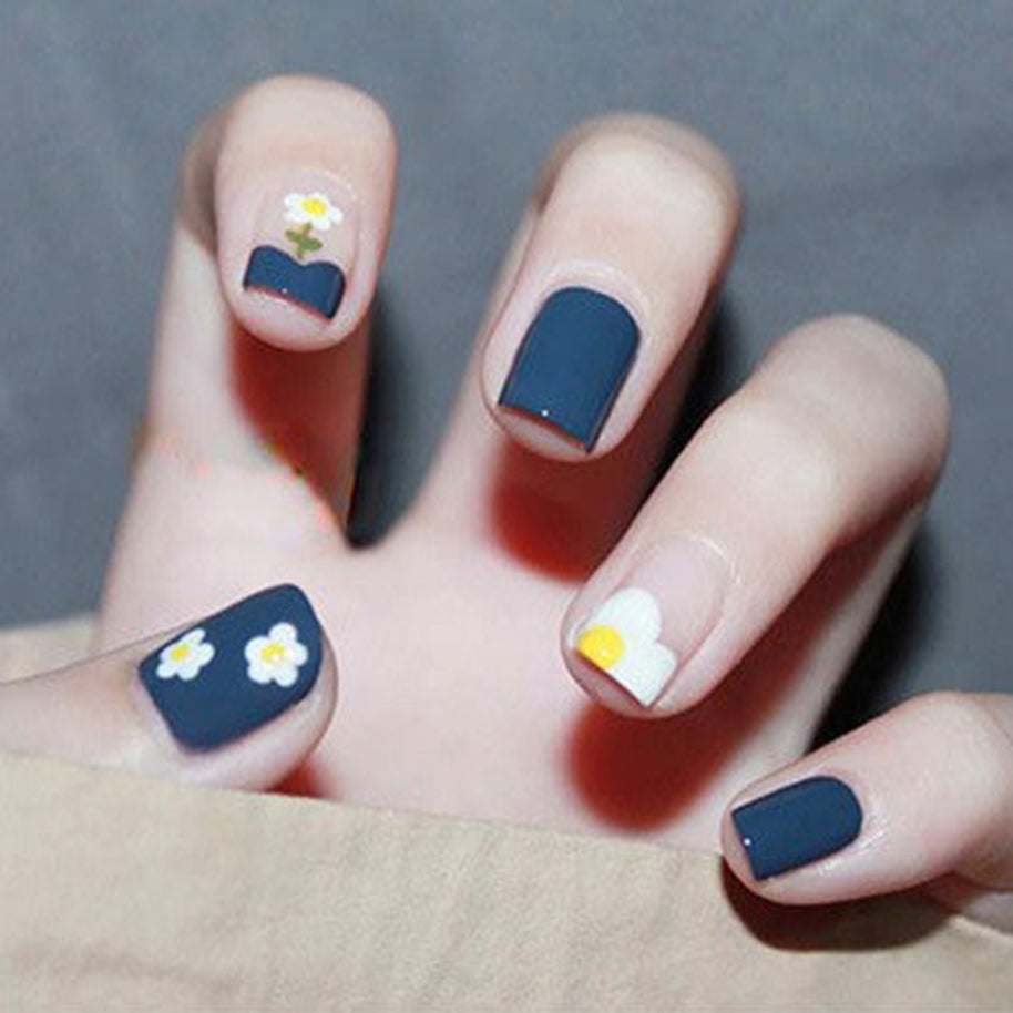 Almond Wear Nails - Simple Glossy Fake Nail Tips