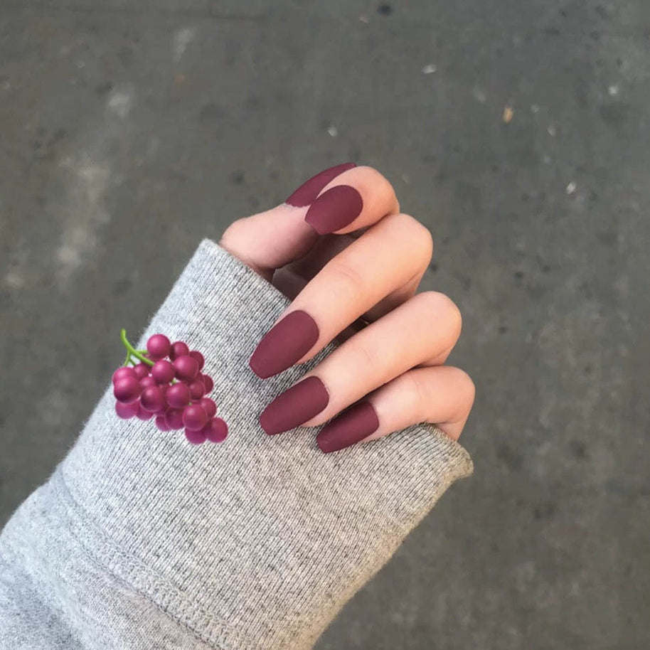 Acrylic Fiber Nail Art Patches - 24pc Wearable Nail Set