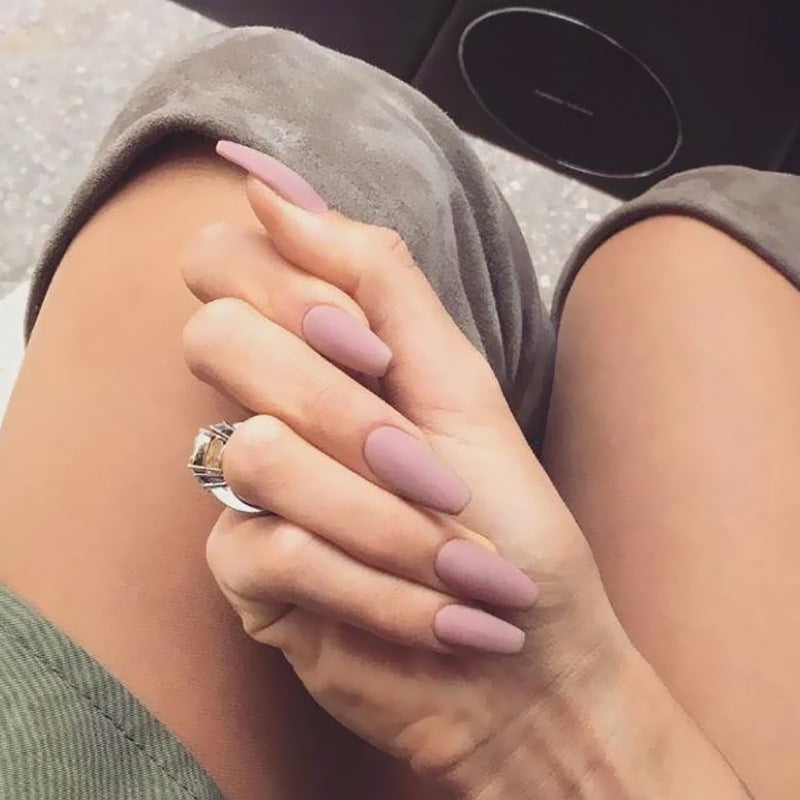 Acrylic Fiber Nail Art Patches - 24pc Wearable Nail Set