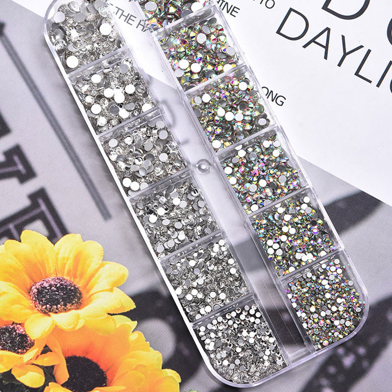 Trendy Nail Decorations - AB Color & Mineral Mixes