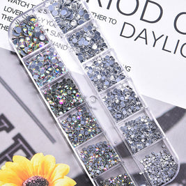 Trendy Nail Decorations - AB Color & Mineral Mixes