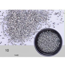 Professional Nail Rhinestones - Comfort-Fit Micro Diamonds