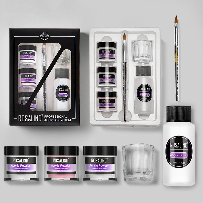Professional Acrylic Nail Kit - Complete Extension & Carving Set