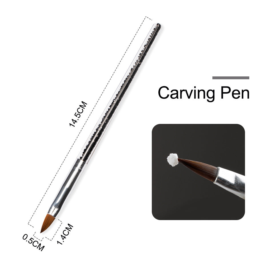Professional Acrylic Nail Kit - Complete Extension & Carving Set