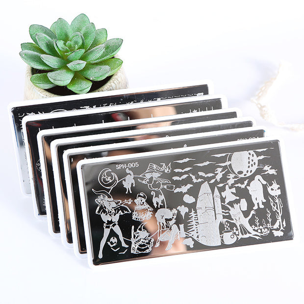 Professional Nail Stamping Plates for Christmas and Halloween Nail Designs