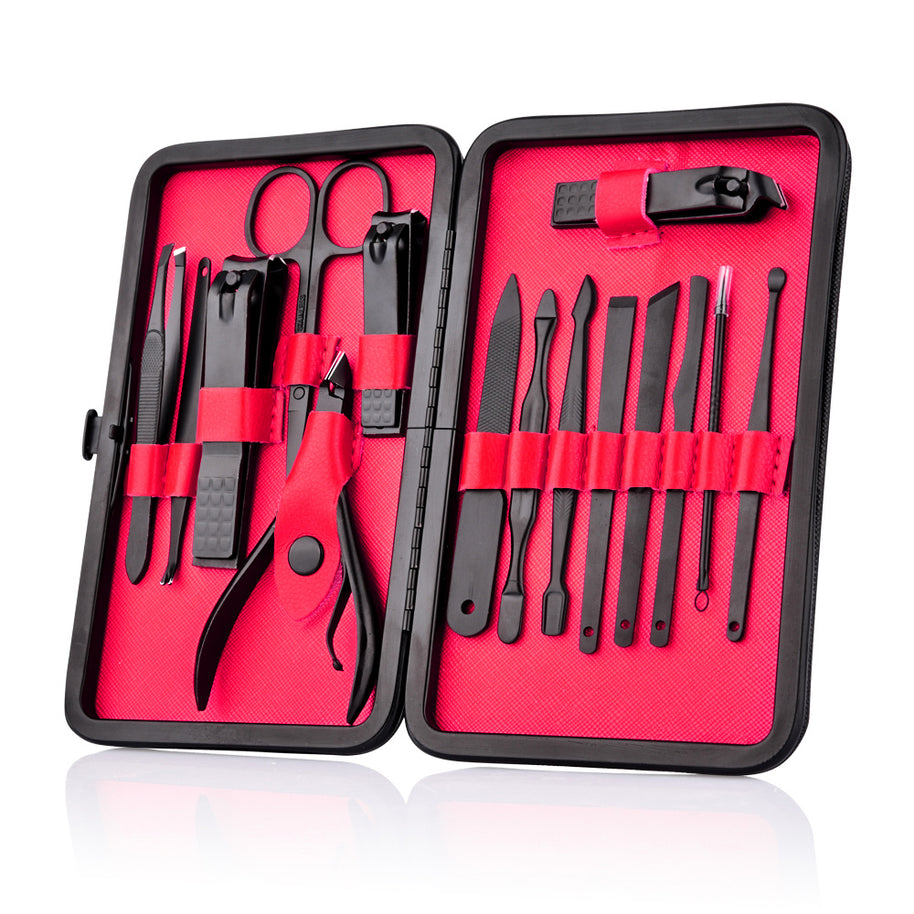 Professional 15-Piece Nail Tool Set – Durable Stainless Steel for Salons & Home Use