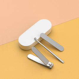 3-Piece Stainless Steel Nail Clipper Set – High-Quality & Portable Multi-Purpose Nail Tool