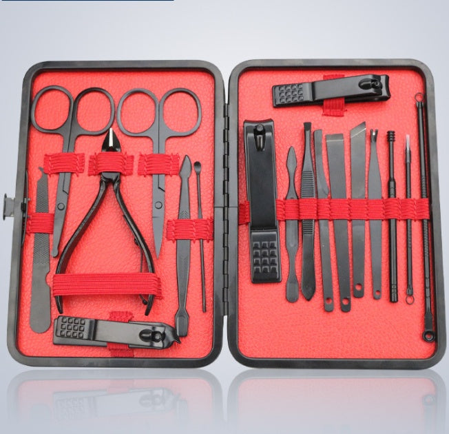 Professional 15-Piece Nail Tool Set – Durable Stainless Steel for Salons & Home Use