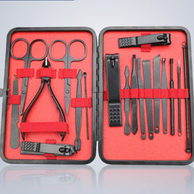 Professional 15-Piece Nail Tool Set – Durable Stainless Steel for Salons & Home Use