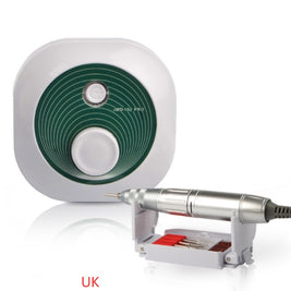 Portable Nail Drill Machine – 4 Grinding Heads, Lightweight & Hidden Bracket Box