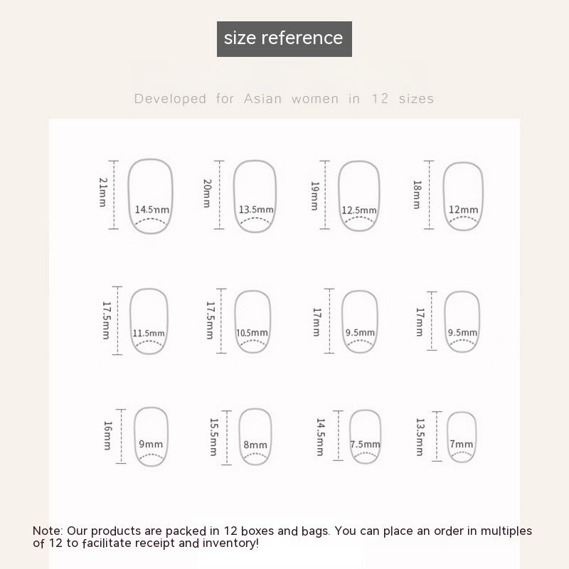 European Style Oval Nails - Rose Pink Flash Wear Set