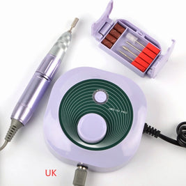 Portable Nail Drill Machine – 4 Grinding Heads, Lightweight & Hidden Bracket Box