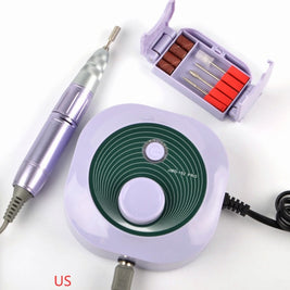 Portable Nail Drill Machine – 4 Grinding Heads, Lightweight & Hidden Bracket Box