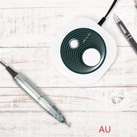 Portable Nail Drill Machine – 4 Grinding Heads, Lightweight & Hidden Bracket Box