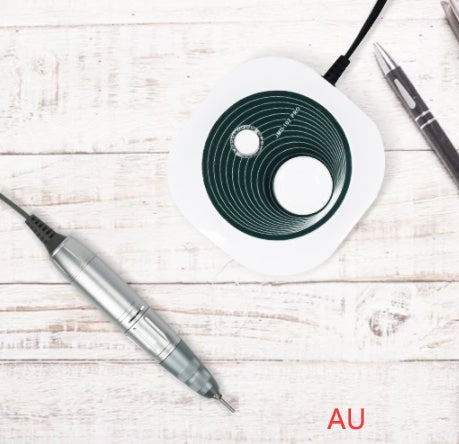 Portable Nail Drill Machine – 4 Grinding Heads, Lightweight & Hidden Bracket Box