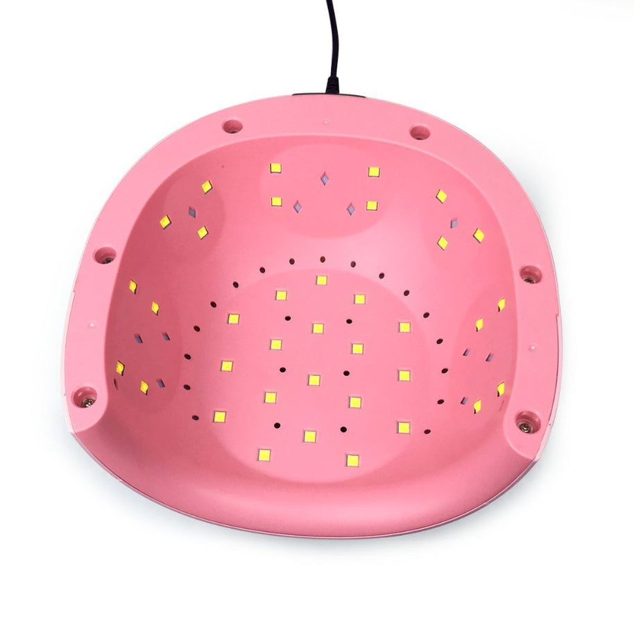 Dual Light Nail Dryer 80W – 4 Intelligent Timer Settings for Home & Salon Use