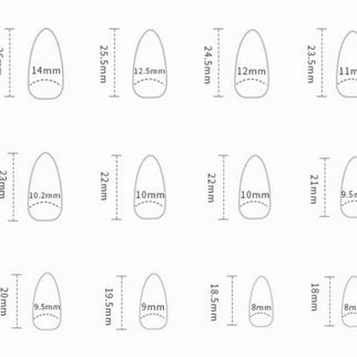 Women’s French Fake Nails - Wearable Manicure Set