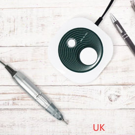 Portable Nail Drill Machine – 4 Grinding Heads, Lightweight & Hidden Bracket Box