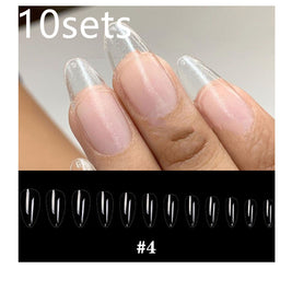 Transparent Fake Nails - Full Cover Acrylic Tips