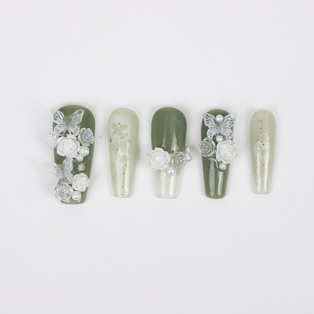 3D Flower Nail Tips - Affordable Luxury Wear Armor
