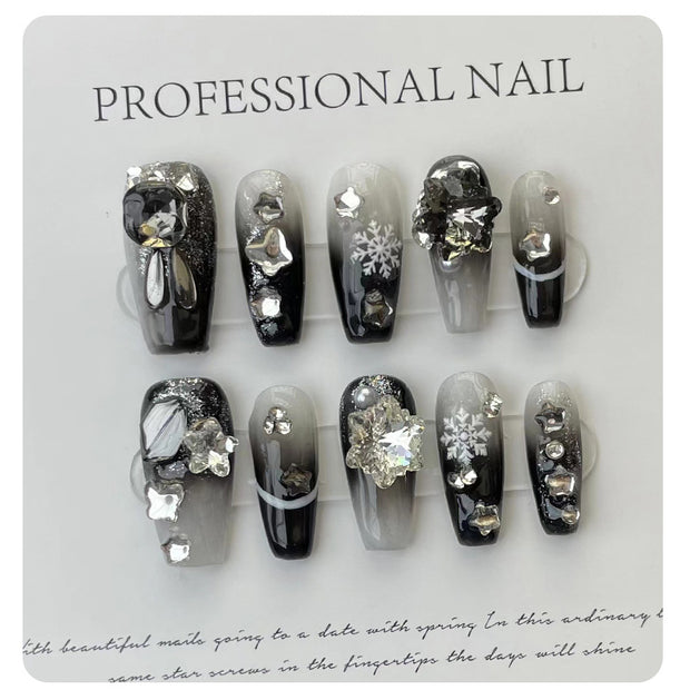 Ladies Press-On Nails - Complete Nail Patch Set