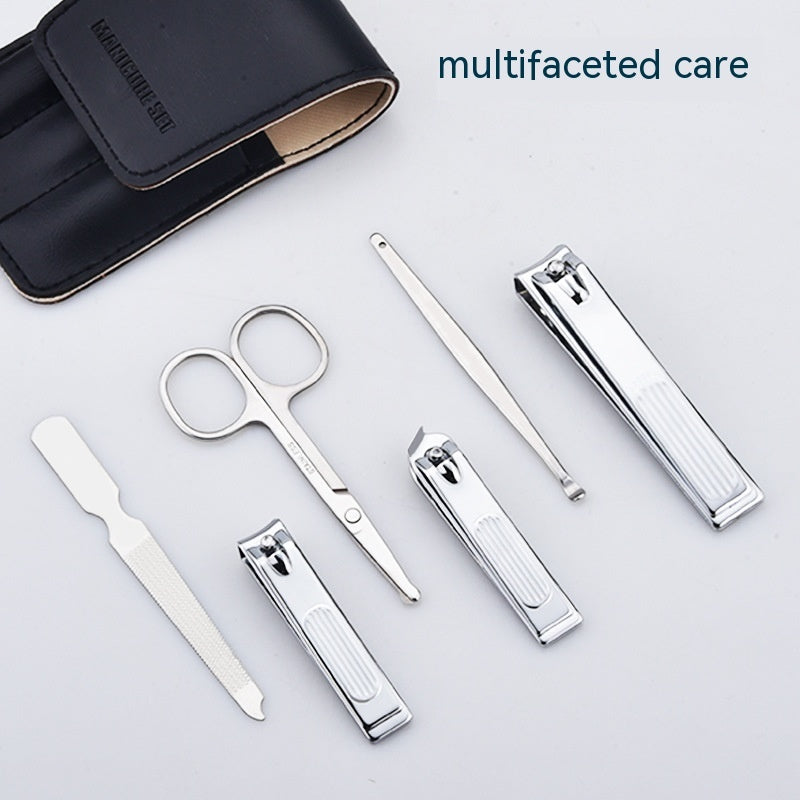 Premium Nail Clipper 6-Piece Set - High Quality Stainless Steel Tools