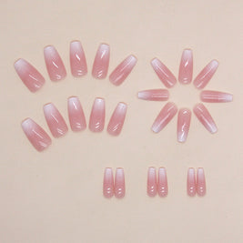 Wearable Fake Nails - Elegant Ballet Manicure