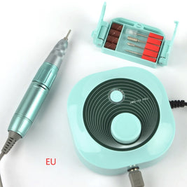 Portable Nail Drill Machine – 4 Grinding Heads, Lightweight & Hidden Bracket Box