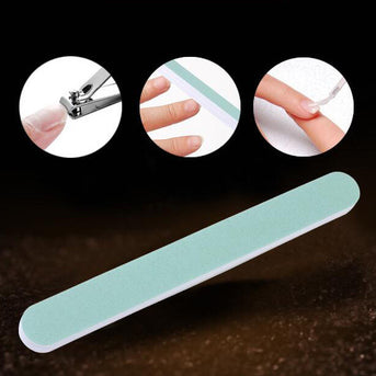 Double-Sided Nail Polishing Strip – Sponge Waxing & Buffing Tool for Salon Shine