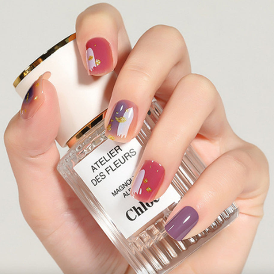 Almond Wear Nails - Simple Glossy Fake Nail Tips