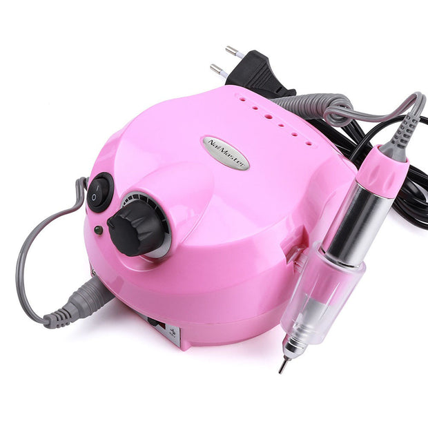 Salon-Grade Electric Nail Polisher - Complete Kit with Foot Control