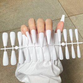 Matte Ballet Nails - 24pc Long European Style Set