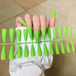 Matte Ballet Nails - 24pc Long European Style Set