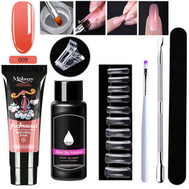 7-Piece Nail Extender Kit - UV/LED Crystal Resin Set