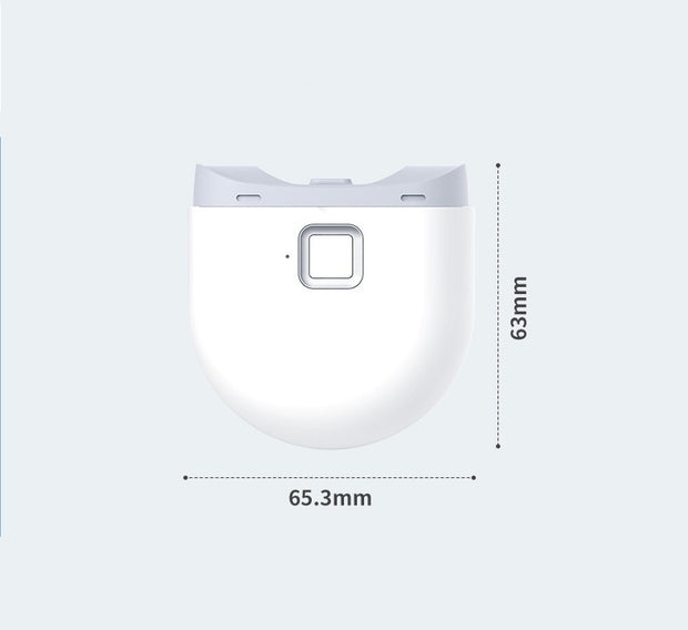 Compact Electric Nail Clipper – 63mm Smart Trimmer with 300mAh Capacity