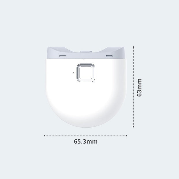 Compact Electric Nail Clipper – 63mm Smart Trimmer with 300mAh Capacity