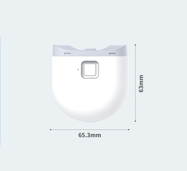 Compact Electric Nail Clipper – 63mm Smart Trimmer with 300mAh Capacity