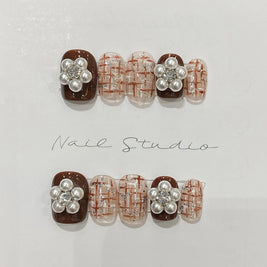 New Year Bride Nail Art - Customizable Length Options