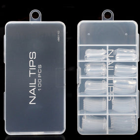 Professional Nail Gel Polish Kit - 100 Tips + Builder Gel Included