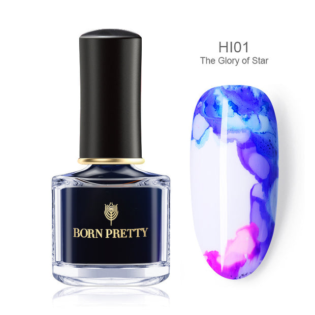 Marbled Painted Nail Polish