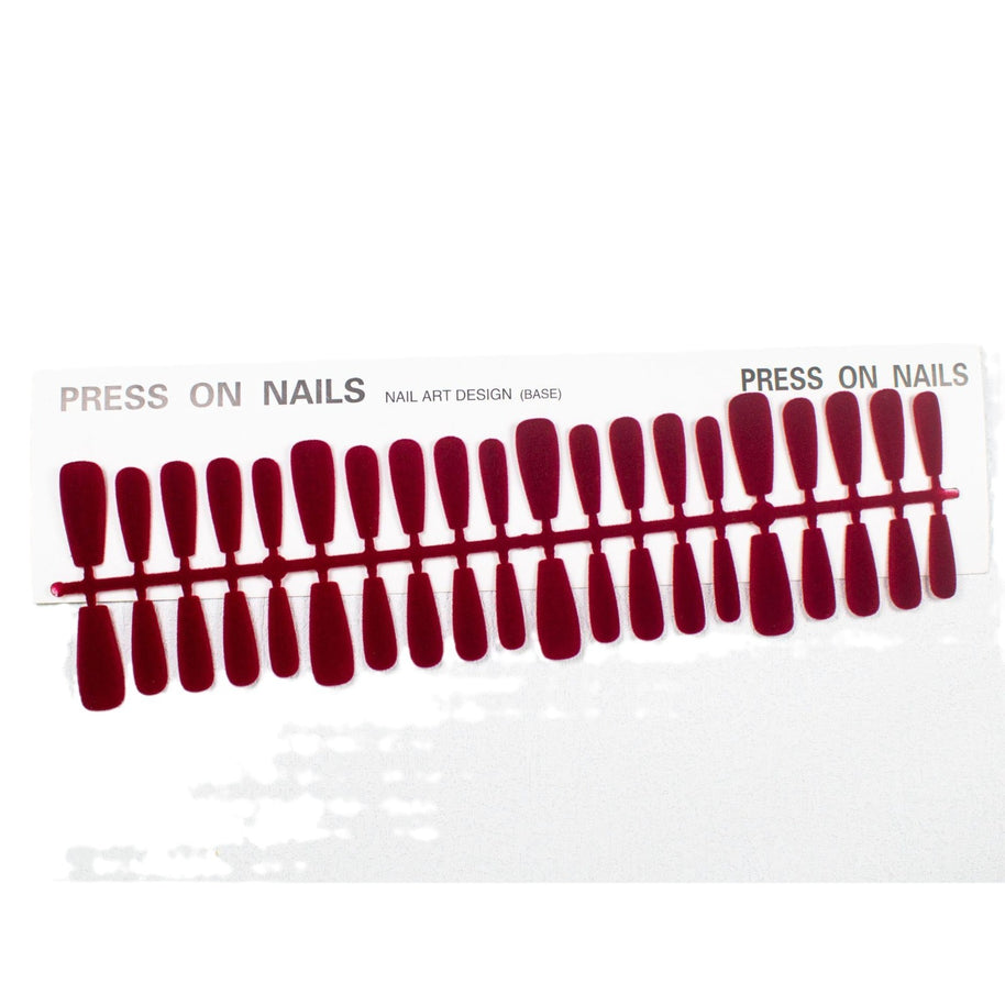 Wearable Press On Nails - Quick Application Velvet Design