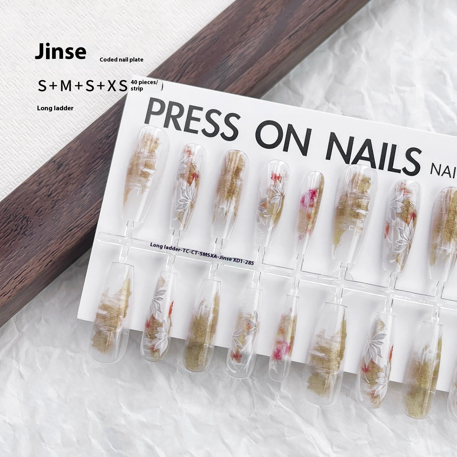 Chinese Style Gradient Nails - Affordable Luxury Long Ladder Style
