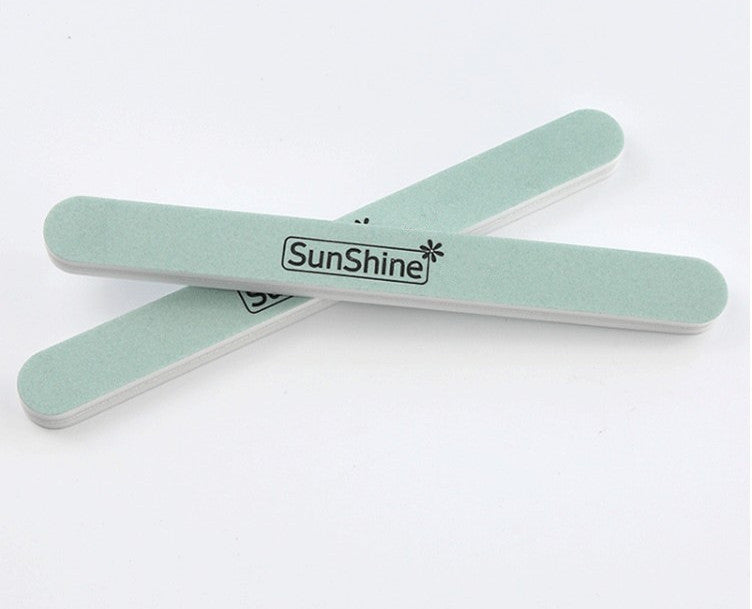 Double-Sided Nail Polishing Strip – Sponge Waxing & Buffing Tool for Salon Shine
