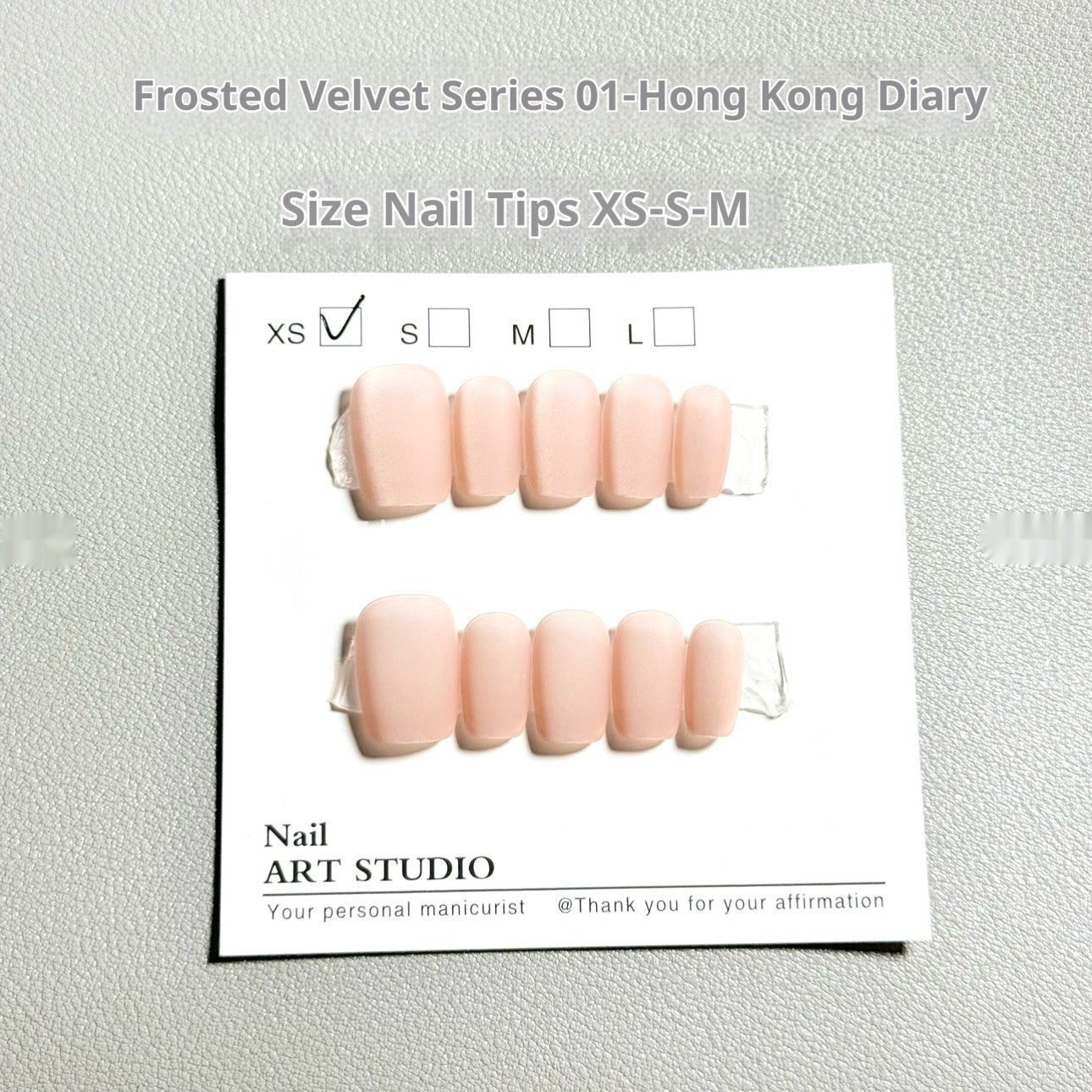 Frosted Velvet Cat's Eye Press On Nails - Aurora Effect
