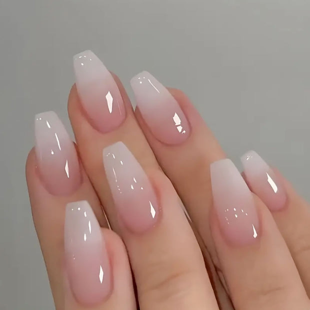 Gradient Ballet Nails - Sweet Wearable Manicure Set
