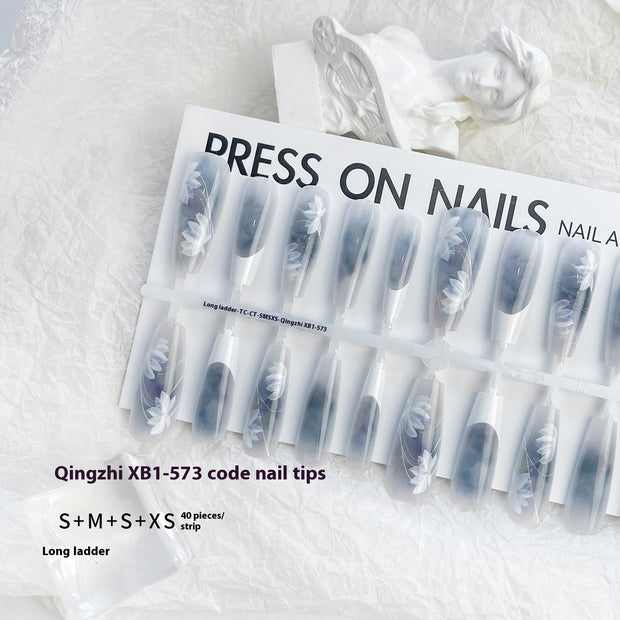 New Chinese Nail Art - Blush Blooming Manicure
